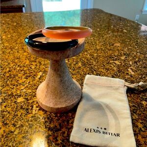 Two Alexis Bitter lucite bracelets with original dust bag. Two for price of one